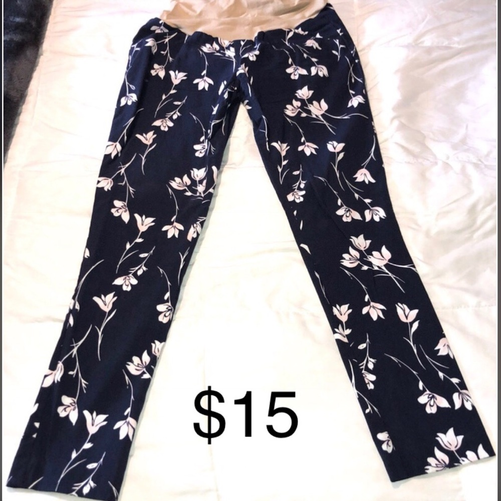 Maternity Floral Slacks